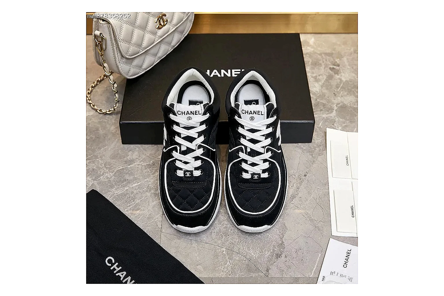 Kako Sheetbase record image for Chanel Black Runner Sneaker thumbnail 5