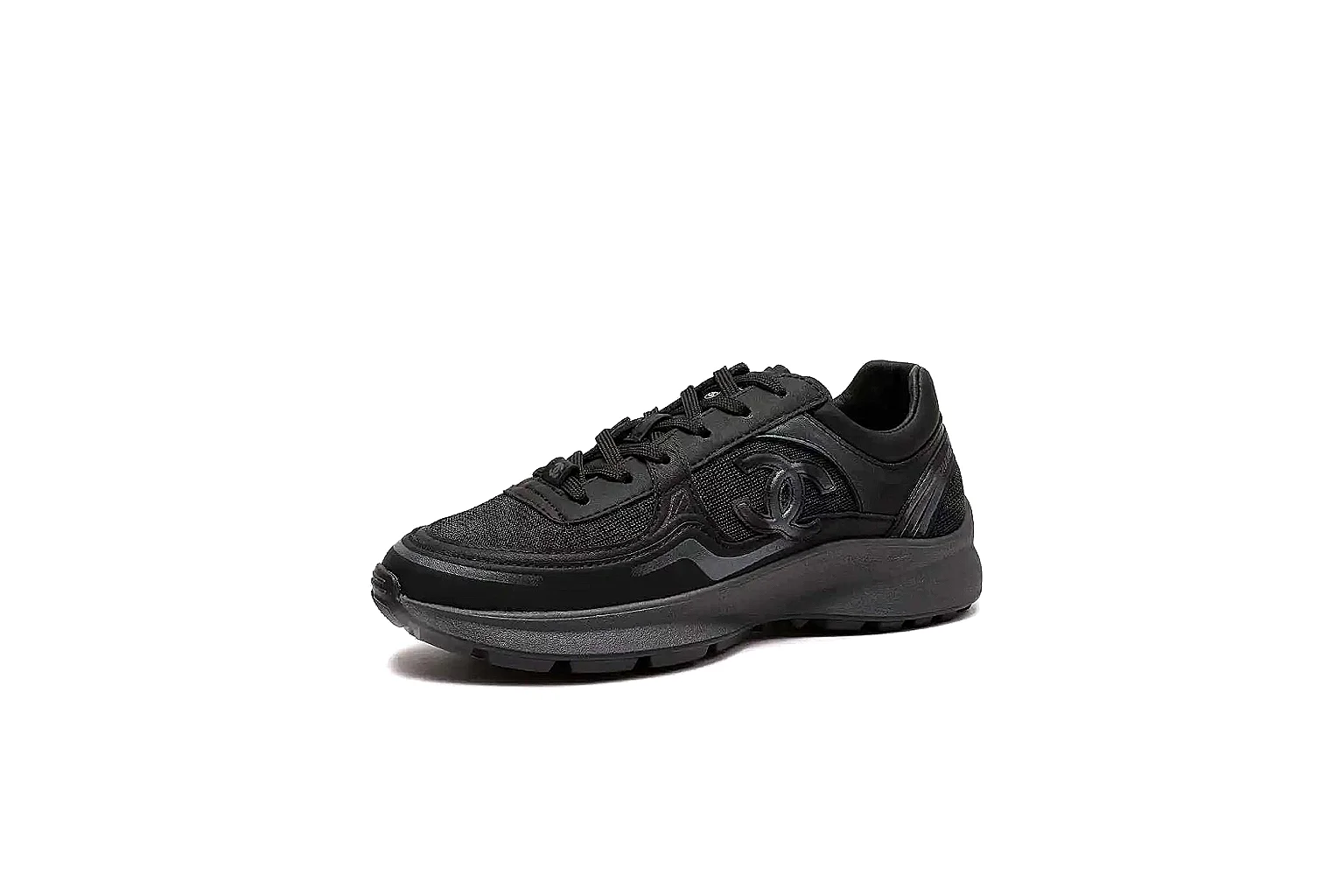 Kako Sheetbase record image for Chanel Black Runner Sneaker thumbnail 2