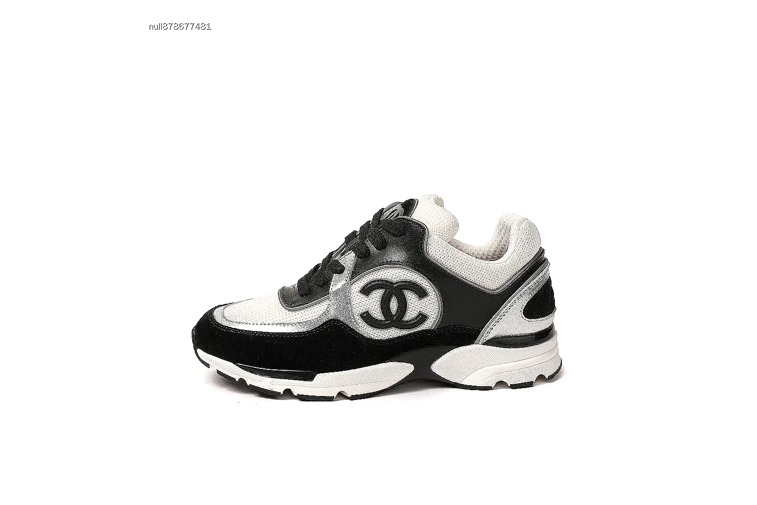 Kako Sheetbase record image for Chanel Black White Runner Sneaker thumbnail 2