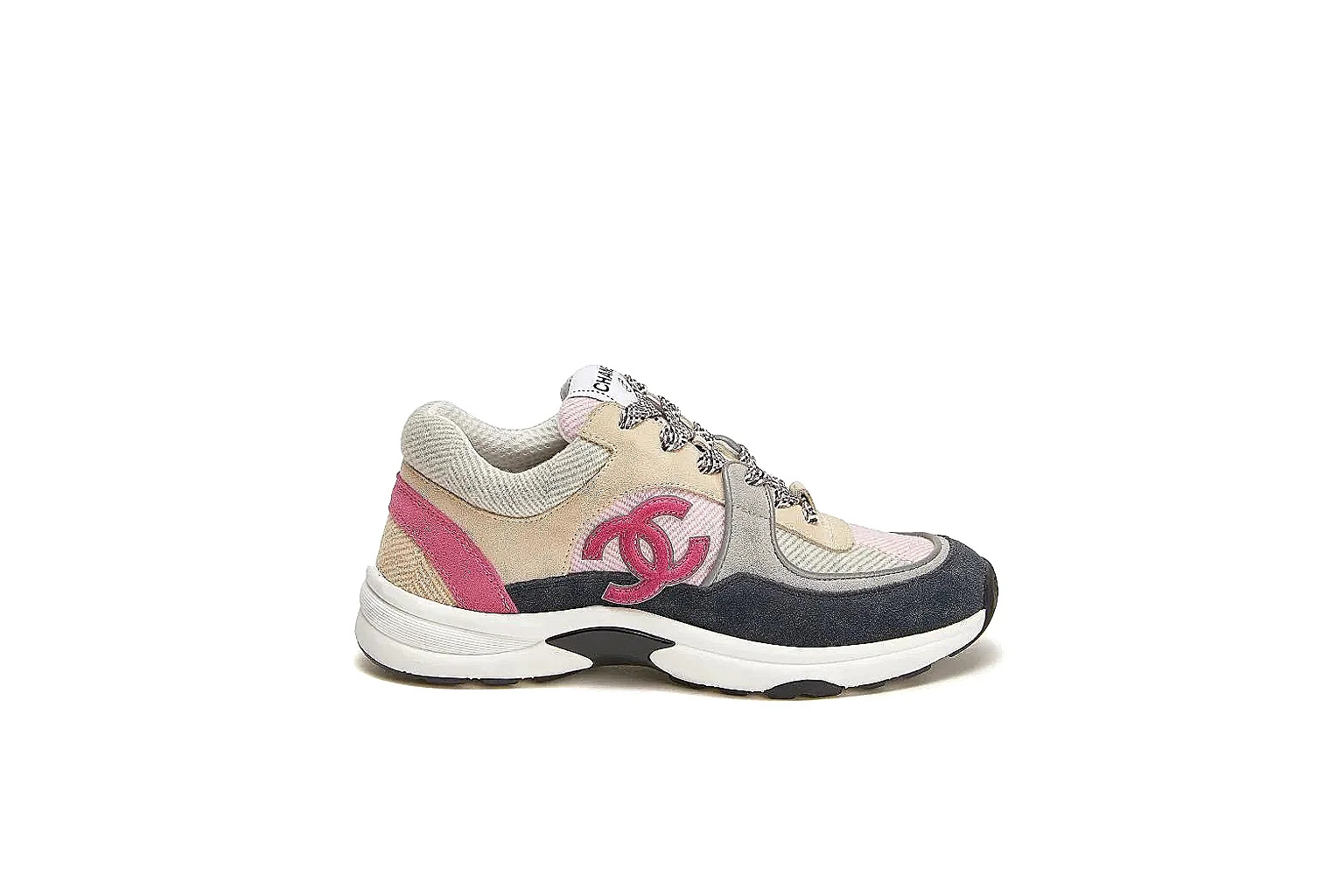 Kako Sheetbase record image for Chanel Black White Runner Sneaker thumbnail 2