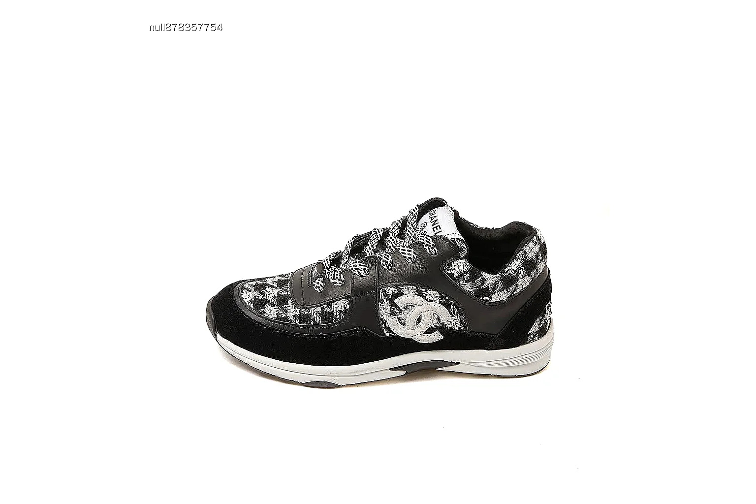 Kako Sheetbase record image for Chanel Black White Runner Sneaker thumbnail 6