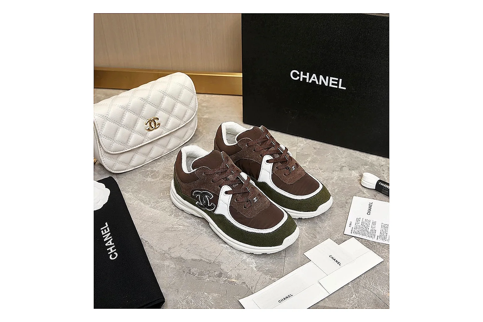 kakosheetbase.com Chanel Brown CC Runner 2799 Brown runner product image thumbnail 2
