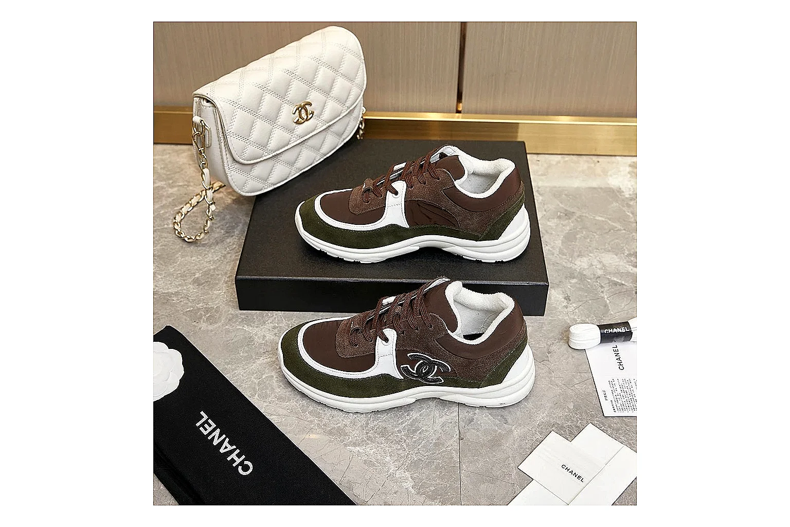 kakosheetbase.com Chanel Brown CC Runner 2799 Brown runner product image thumbnail 3