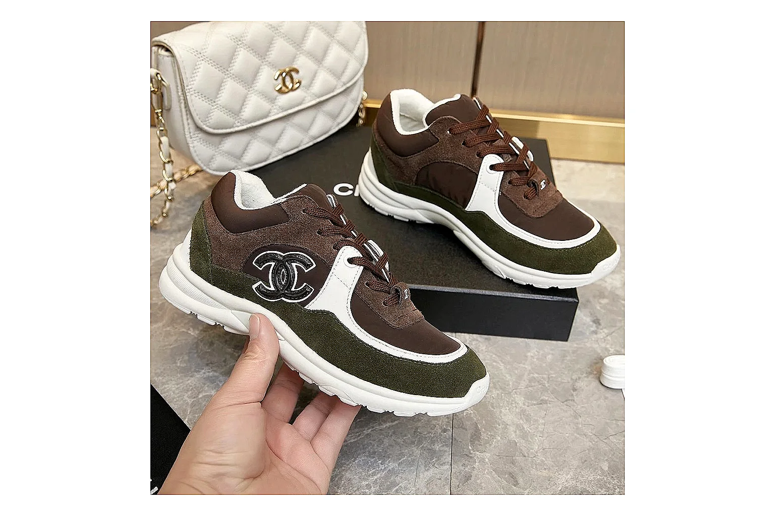 kakosheetbase.com Chanel Brown CC Runner 2799 Brown runner product image
