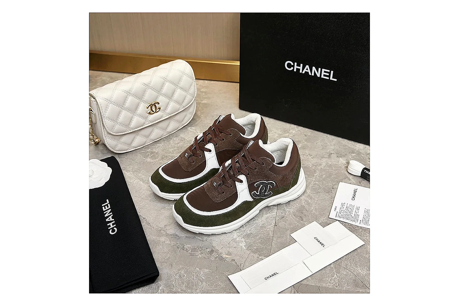 kakosheetbase.com Chanel Brown CC Runner 2799 Brown runner product image thumbnail 6