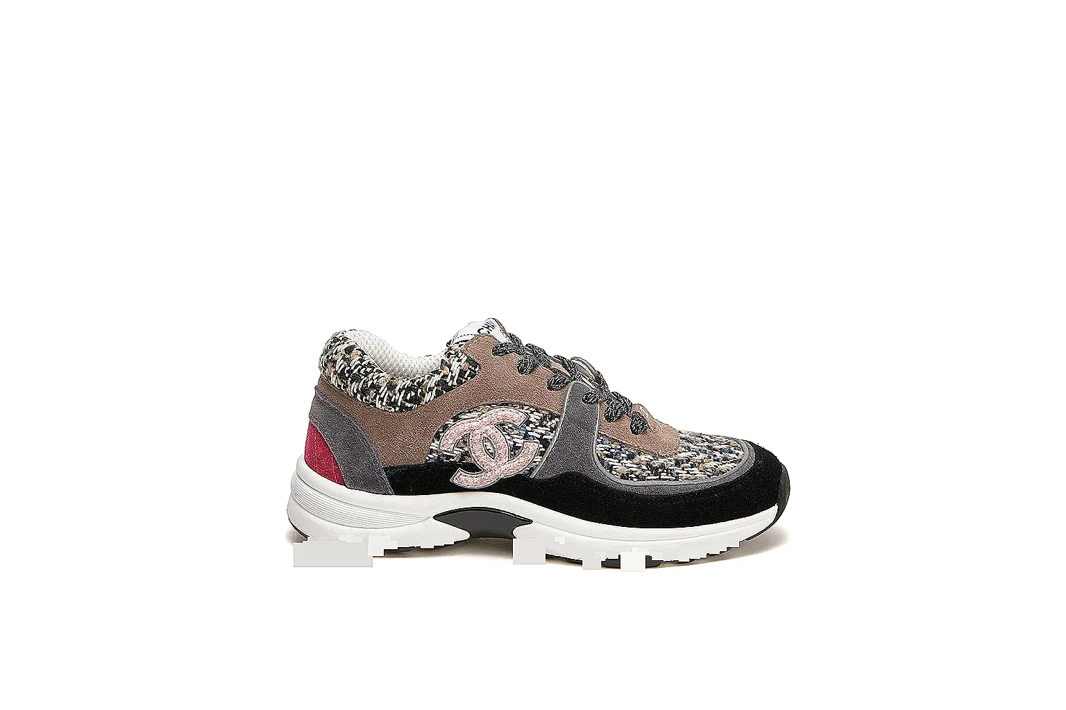 kakosheetbase.com Chanel Grey Pink CC Runner 2853 Grey Pink runner product image