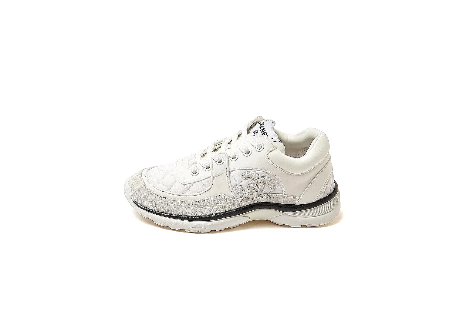 kakosheetbase.com Chanel White CC Runner 2873 White runner product image