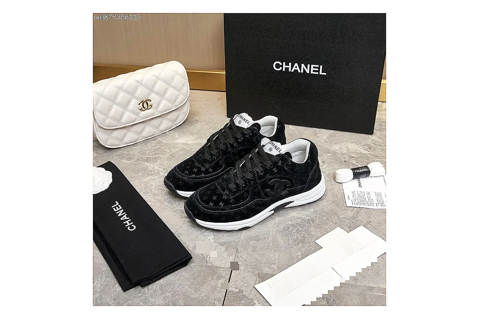 Kako Sheetbase record image for Chanel White Runner Sneaker thumbnail 2