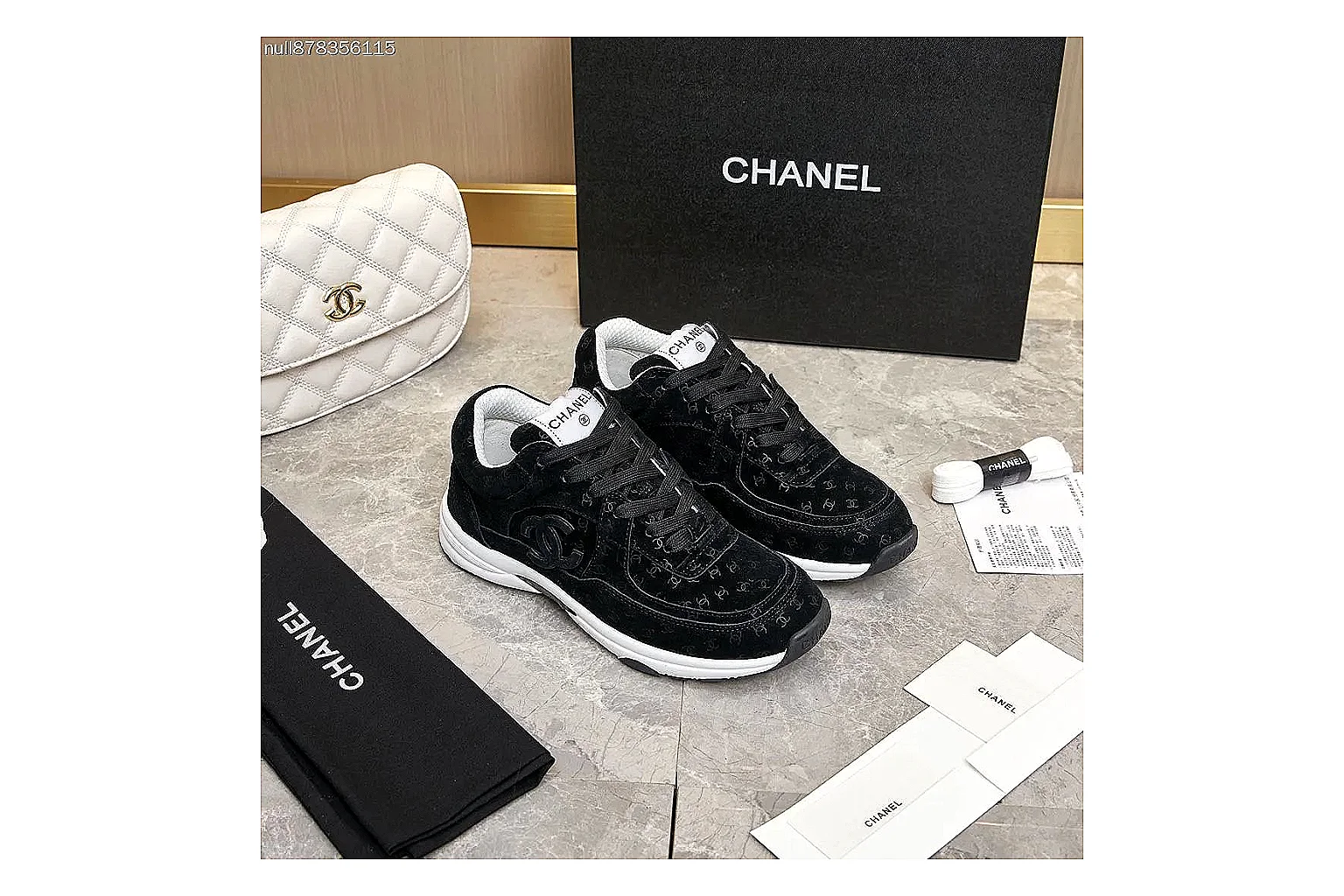Kako Sheetbase record image for Chanel White Runner Sneaker thumbnail 4