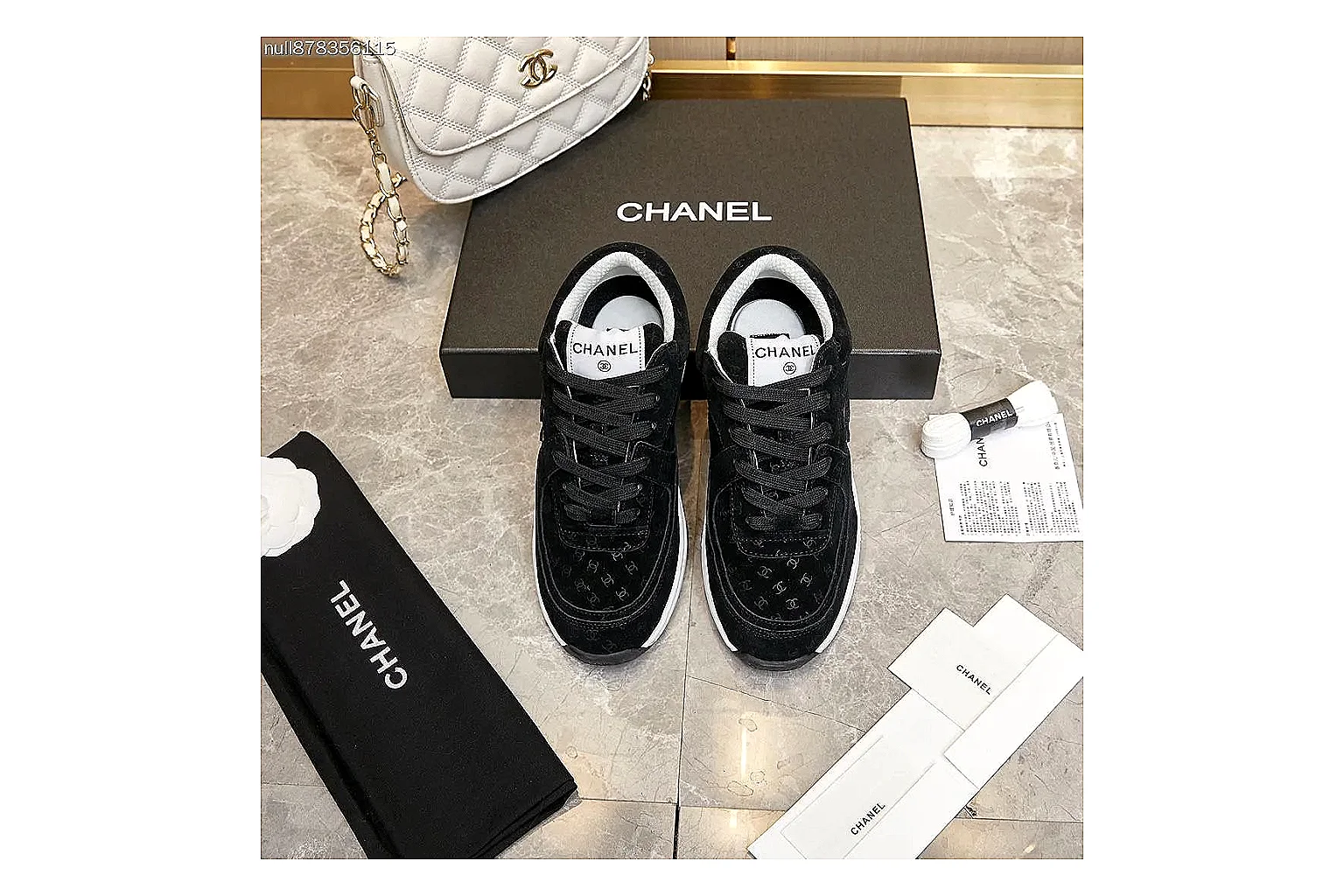 Kako Sheetbase record image for Chanel White Runner Sneaker thumbnail 5