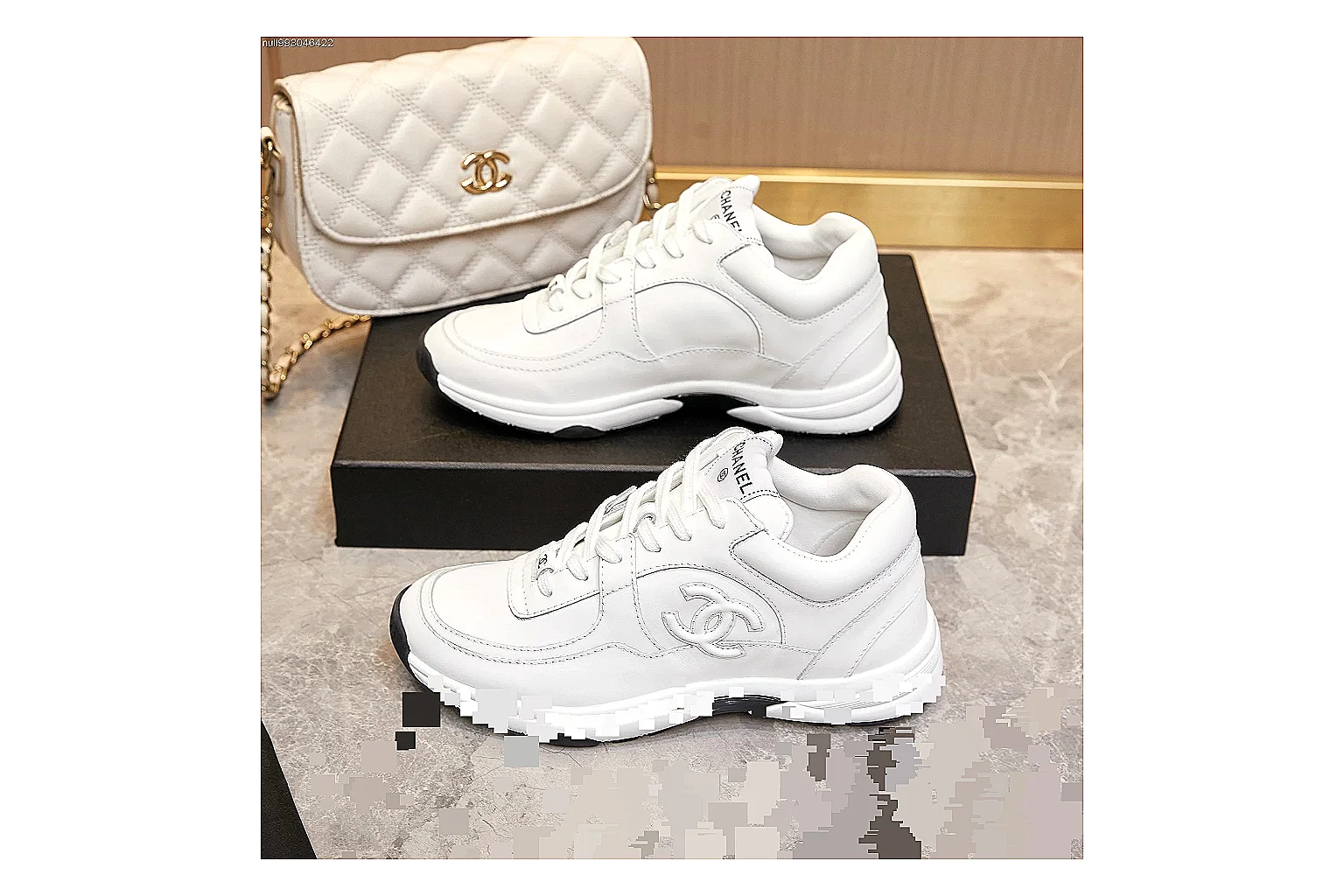 Kako Sheetbase record image for Chanel White Runner Sneaker thumbnail 2