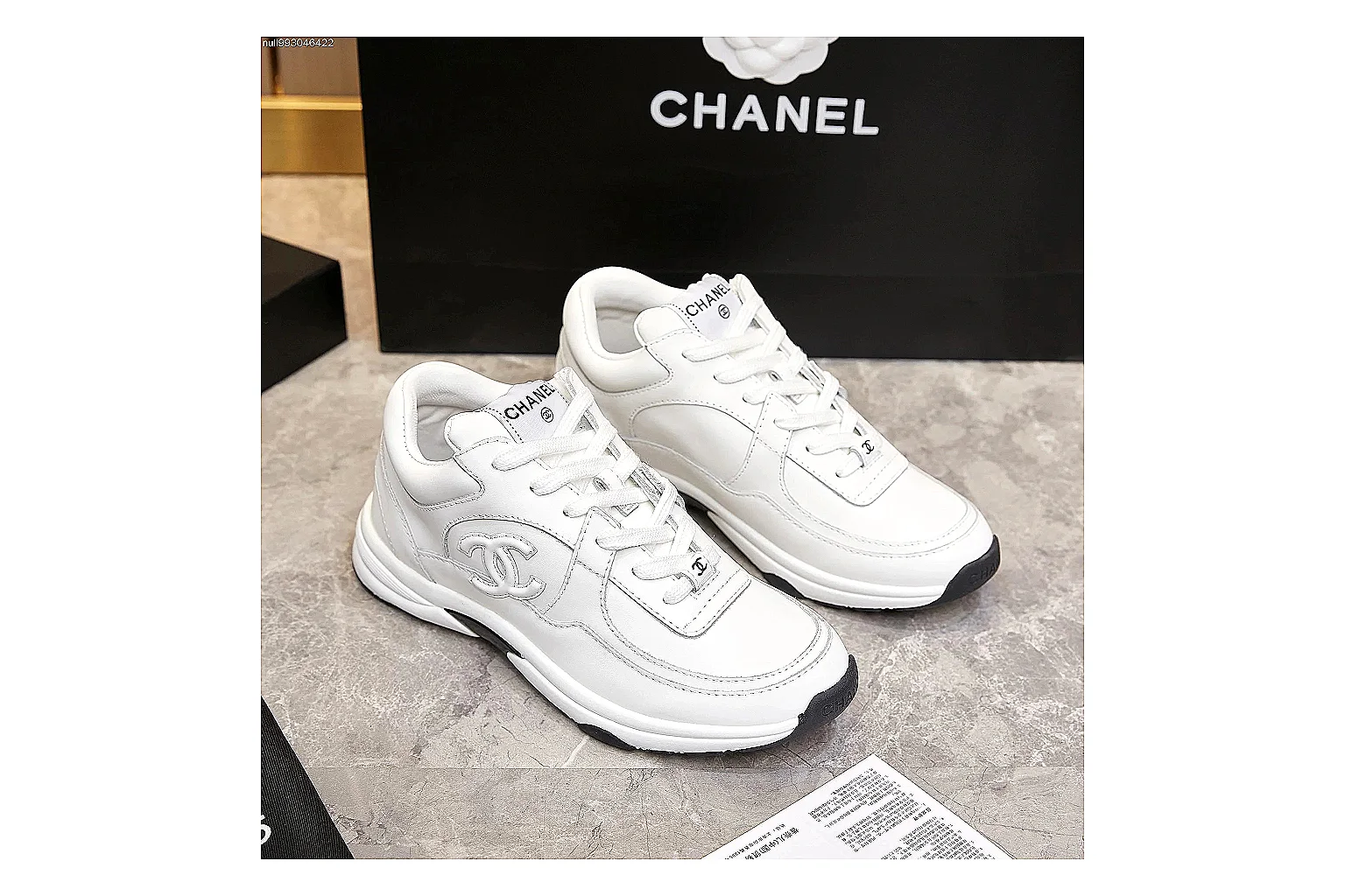 Kako Sheetbase record image for Chanel White Runner Sneaker thumbnail 3