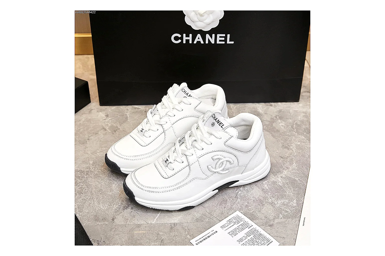 Kako Sheetbase record image for Chanel White Runner Sneaker thumbnail 4