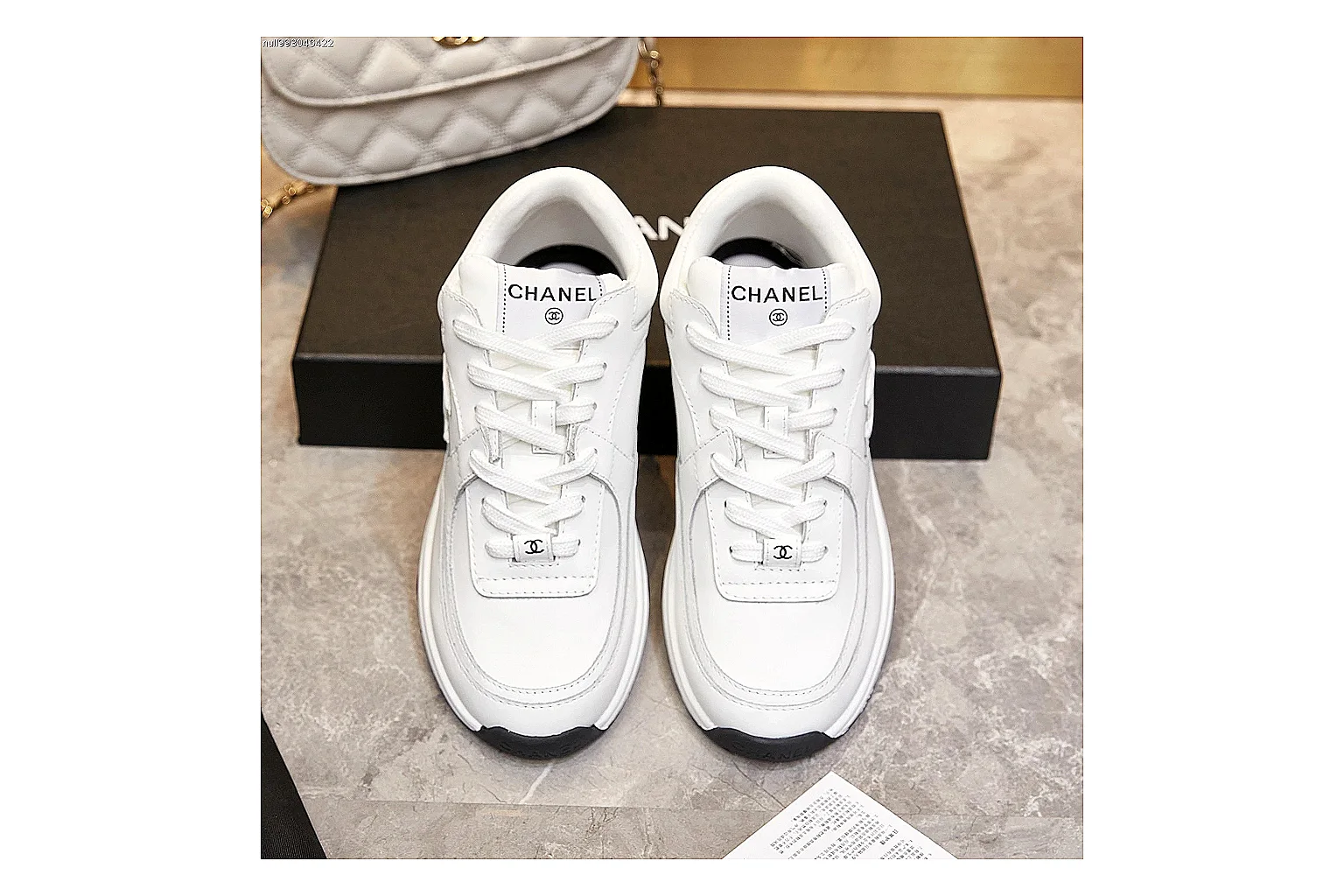 Kako Sheetbase record image for Chanel White Runner Sneaker thumbnail 5