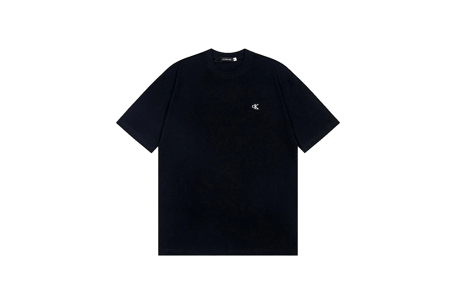 kakosheetbase.com Calvin Klein Black Logo Tee 0547 Black short-sleeve-tee product image