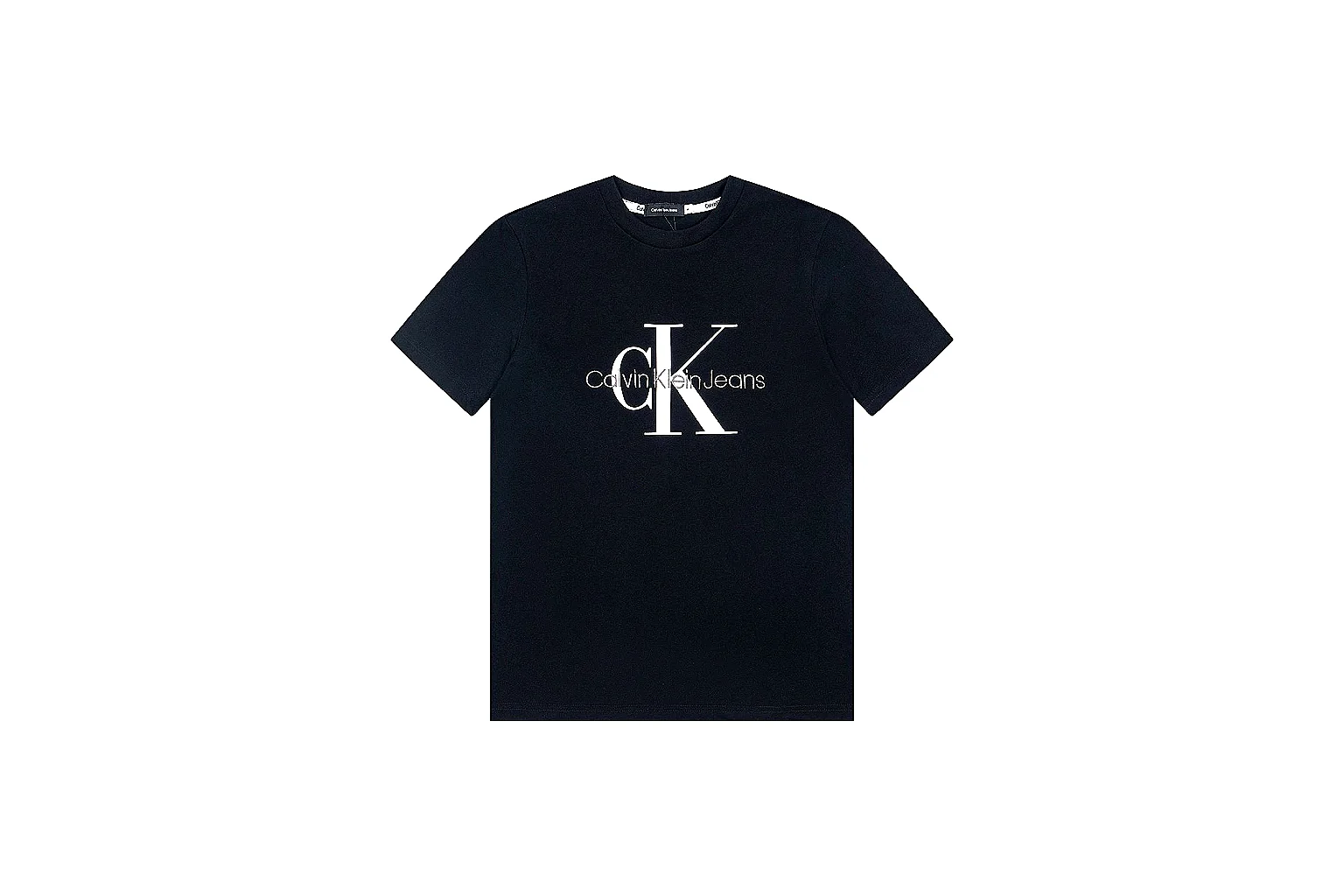 kakosheetbase.com Calvin Klein Black CK Logo Logo Tee 0611 Black CK Logo short-sleeve-tee product image