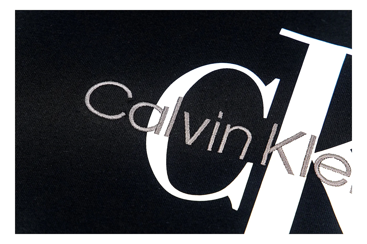 kakosheetbase.com Calvin Klein Black CK Logo Logo Tee 0611 Black CK Logo short-sleeve-tee product image thumbnail 3