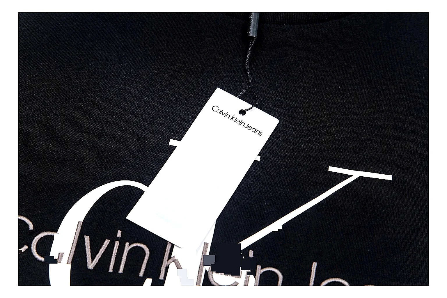 kakosheetbase.com Calvin Klein Black CK Logo Logo Tee 0611 Black CK Logo short-sleeve-tee product image thumbnail 6