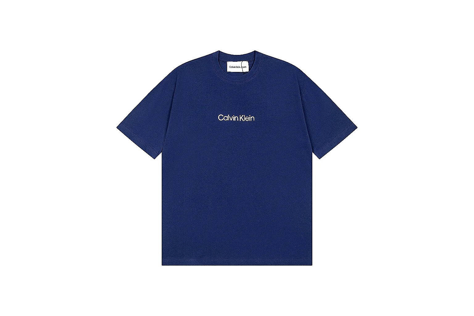 kakosheetbase.com Calvin Klein Blue Logo Tee 0577 Blue short-sleeve-tee product image