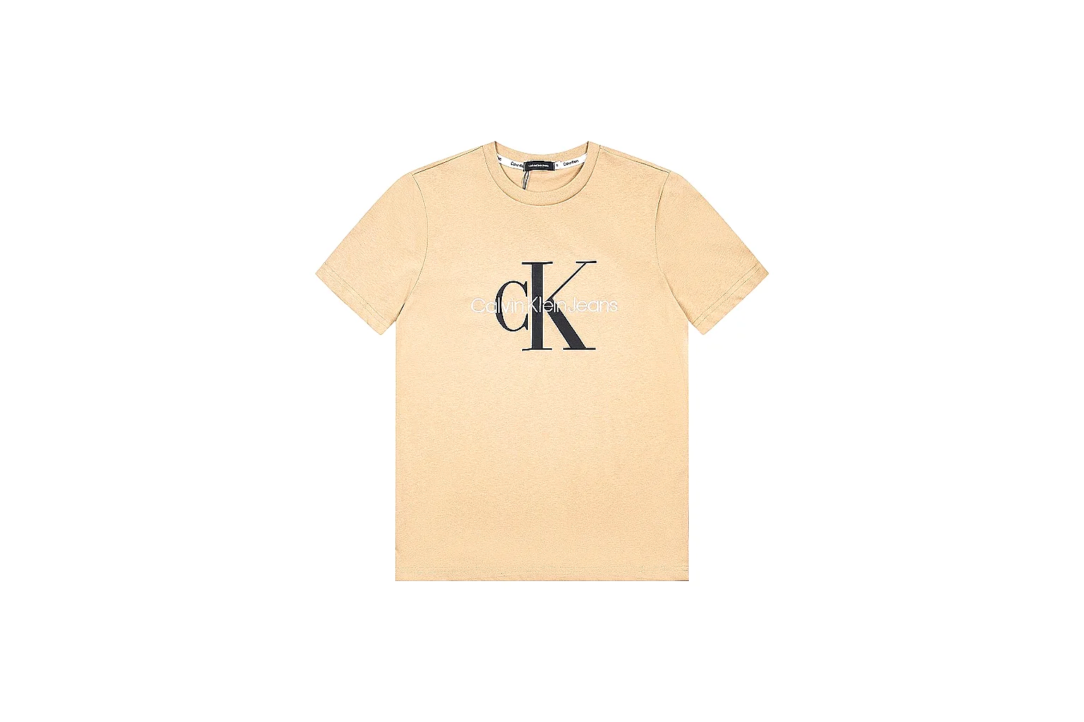 kakosheetbase.com Calvin Klein Cream Logo Logo Tee 0597 Cream Logo short-sleeve-tee product image