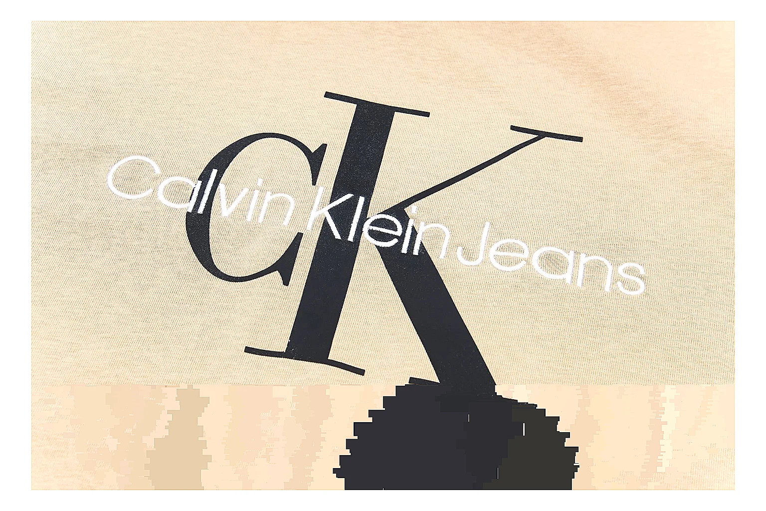 kakosheetbase.com Calvin Klein Cream Logo Logo Tee 0597 Cream Logo short-sleeve-tee product image thumbnail 6