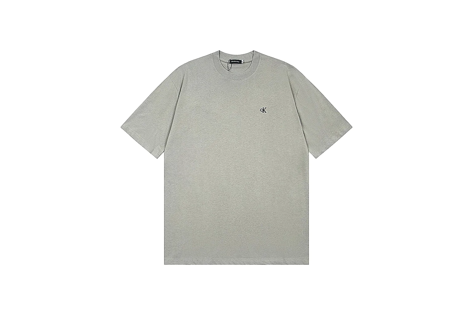 kakosheetbase.com Calvin Klein Grey Small Logo Logo Tee 0554 Grey Small Logo short-sleeve-tee product image