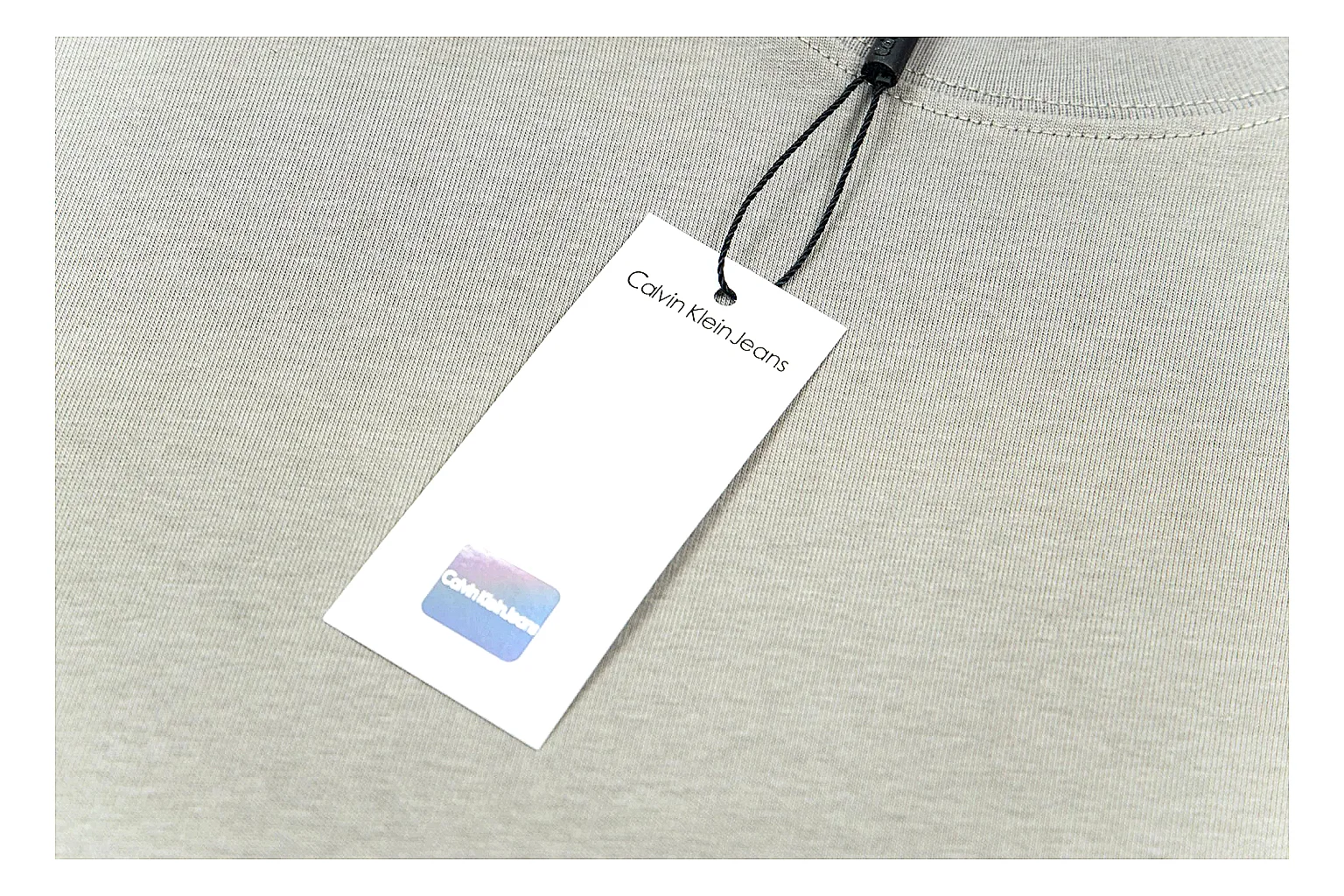 kakosheetbase.com Calvin Klein Grey Small Logo Logo Tee 0554 Grey Small Logo short-sleeve-tee product image thumbnail 4