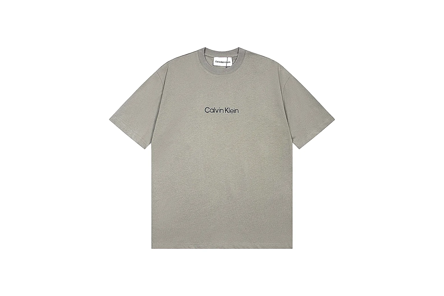 kakosheetbase.com Calvin Klein Grey Logo Tee 0568 Grey short-sleeve-tee product image