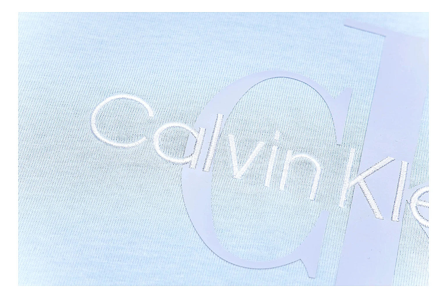 kakosheetbase.com Calvin Klein Light Blue Logo Logo Tee 0602 Light Blue Logo short-sleeve-tee product image thumbnail 4