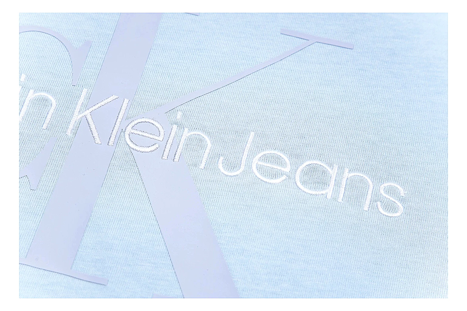 kakosheetbase.com Calvin Klein Light Blue Logo Logo Tee 0602 Light Blue Logo short-sleeve-tee product image thumbnail 5