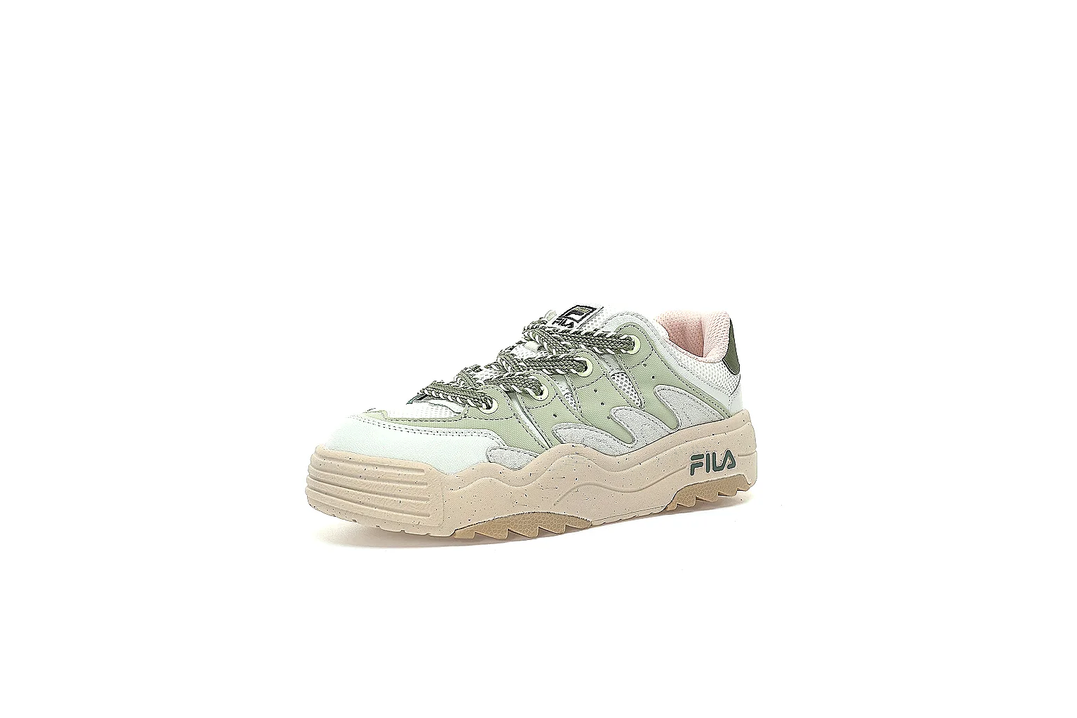 Kako Sheetbase record image for Fila Beige Green Low Sneaker
