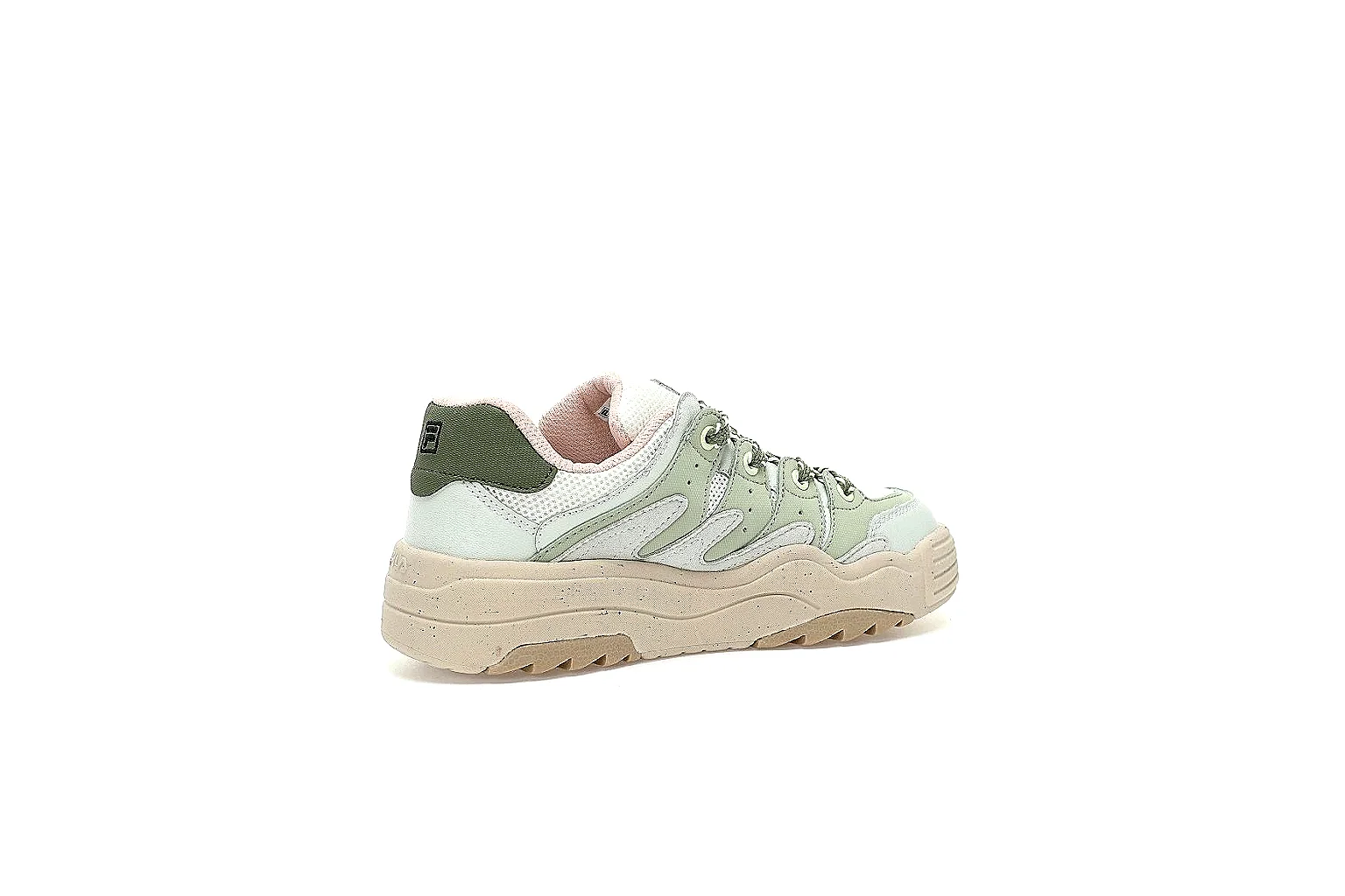 Kako Sheetbase record image for Fila Beige Green Low Sneaker thumbnail 2