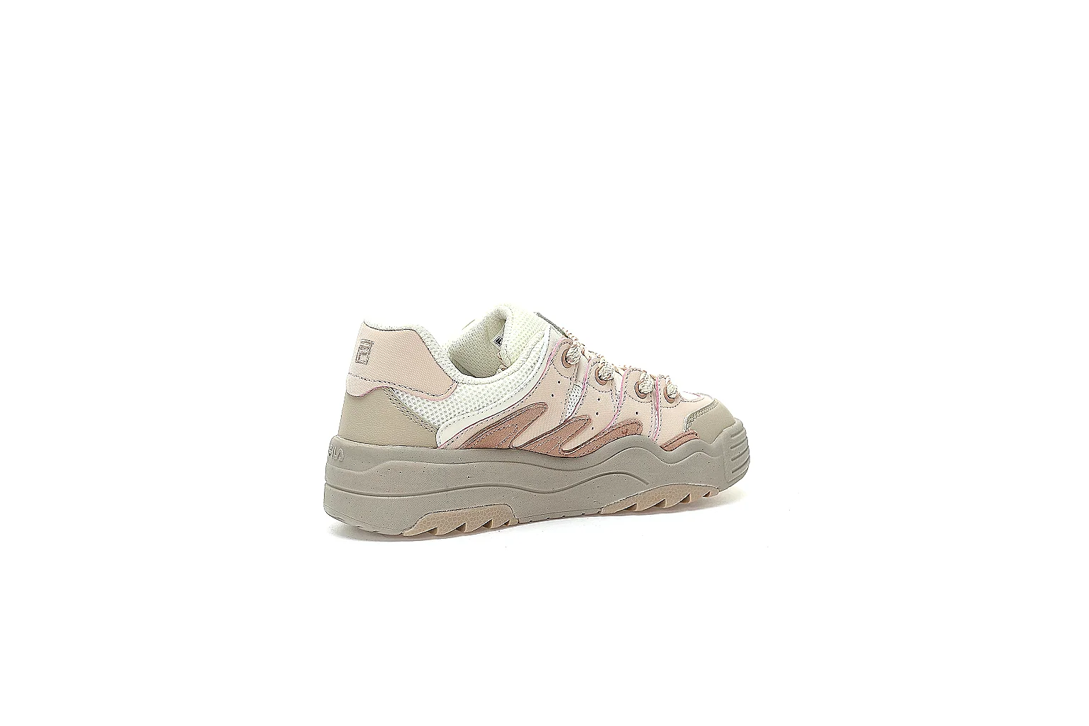 Kako Sheetbase record image for Fila Beige Pink Low Sneaker thumbnail 2