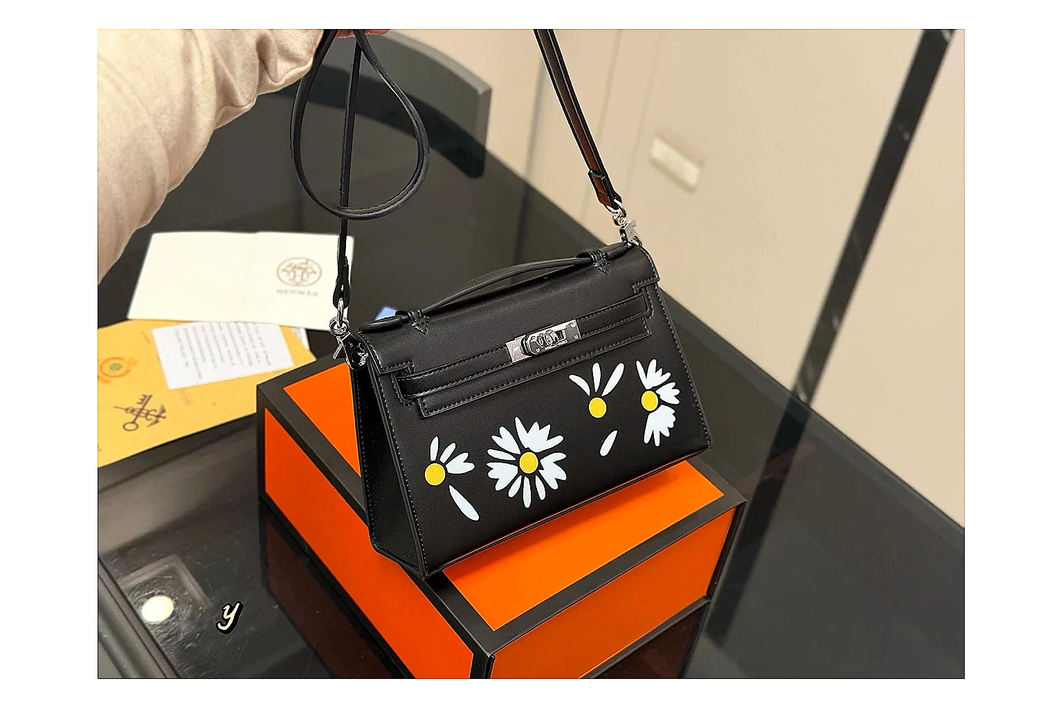 Hermes Daisy Kelly Black Bag spreadsheet record image SKU 1194080802 thumbnail 2