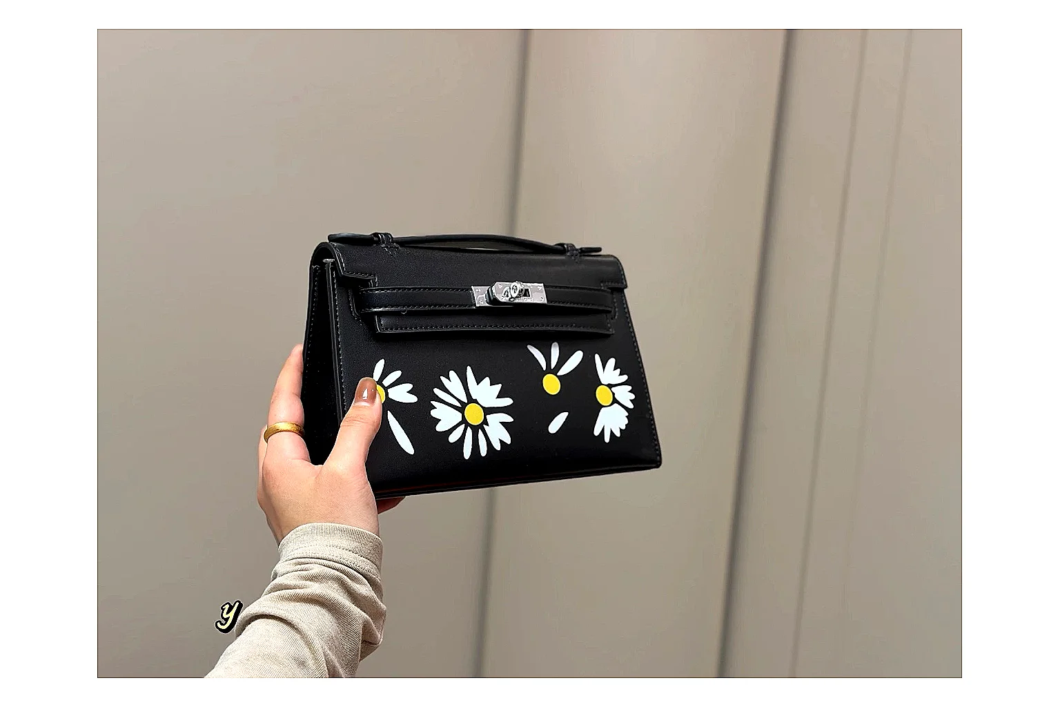 Hermes Daisy Kelly Black Bag spreadsheet record image SKU 1194080802
