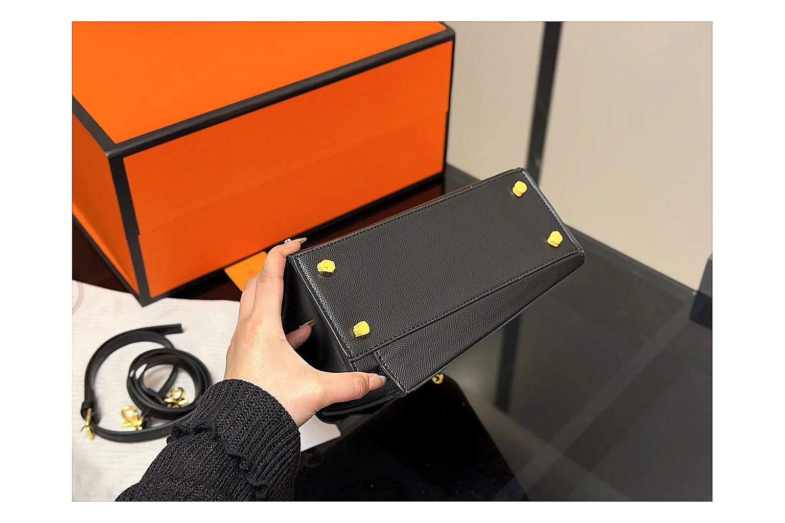 Hermes Kelly Black Mini Bag spreadsheet record image SKU 1194080849