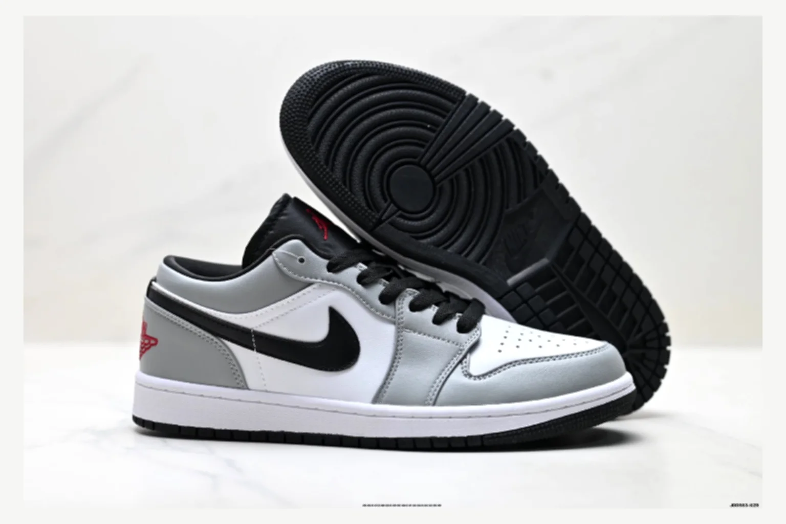 Jordan Air Jordan 1 Low Gray White spreadsheet record image SKU 1182167486