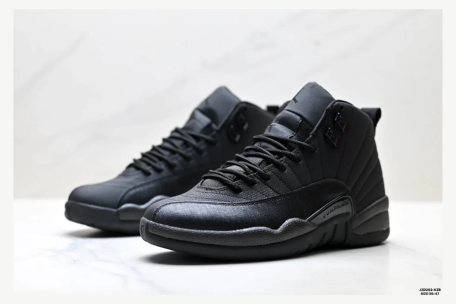 Jordan Air Jordan 12 Black High Top spreadsheet record image SKU 1182167523 thumbnail 3