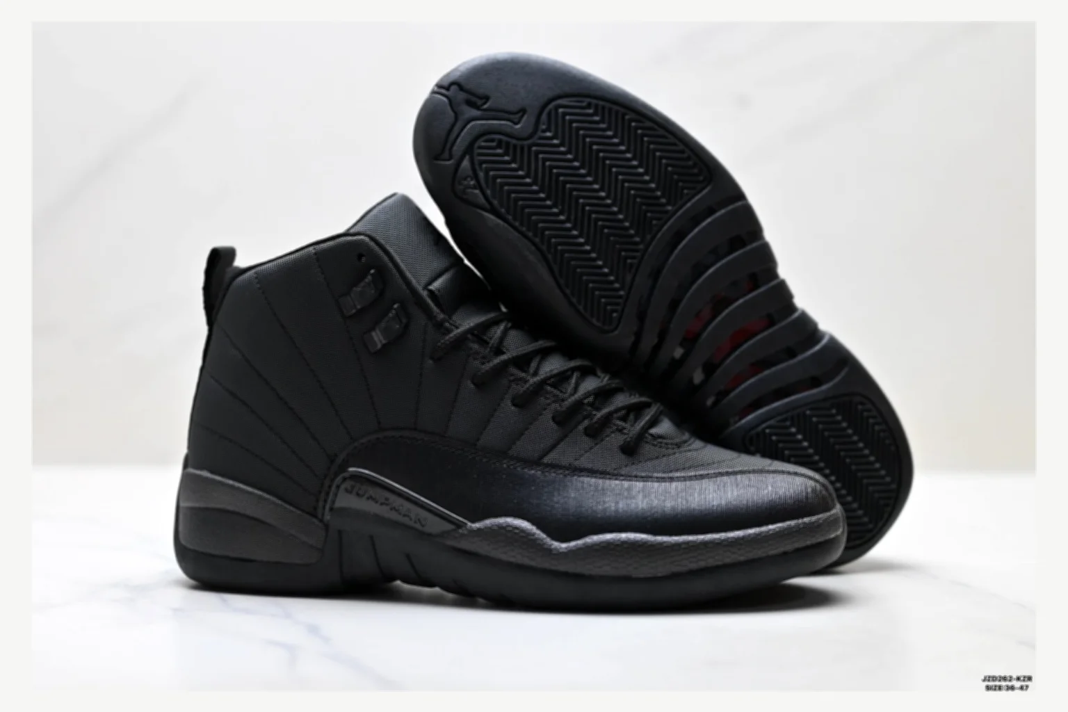 Jordan Air Jordan 12 Black High Top spreadsheet record image SKU 1182167523 thumbnail 4