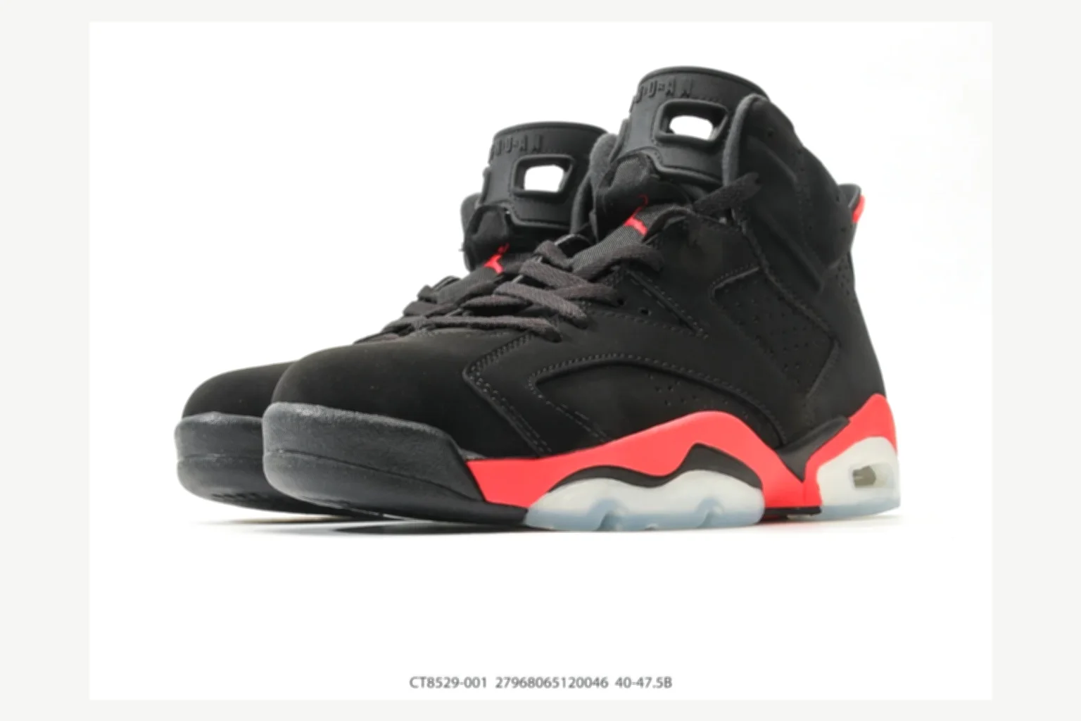 Jordan Air Jordan 6 Retro Black Gray High Top spreadsheet record image SKU 1182167253