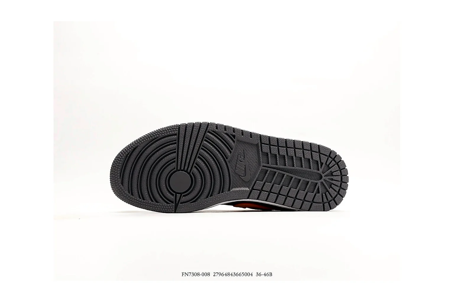 Jordan Air Jordan 1 Low Black Orange retro basketball low six photo view thumbnail 2