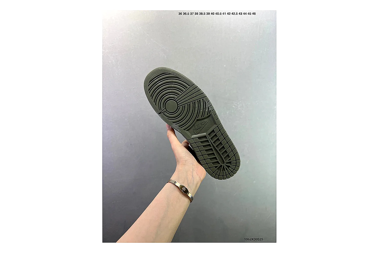 Jordan Air Jordan 1 Low Neutral Grey Sheetbase record image with white leather upper, grey Swoosh, low-cut profile and light outsole for clean streetwear style thumbnail 5