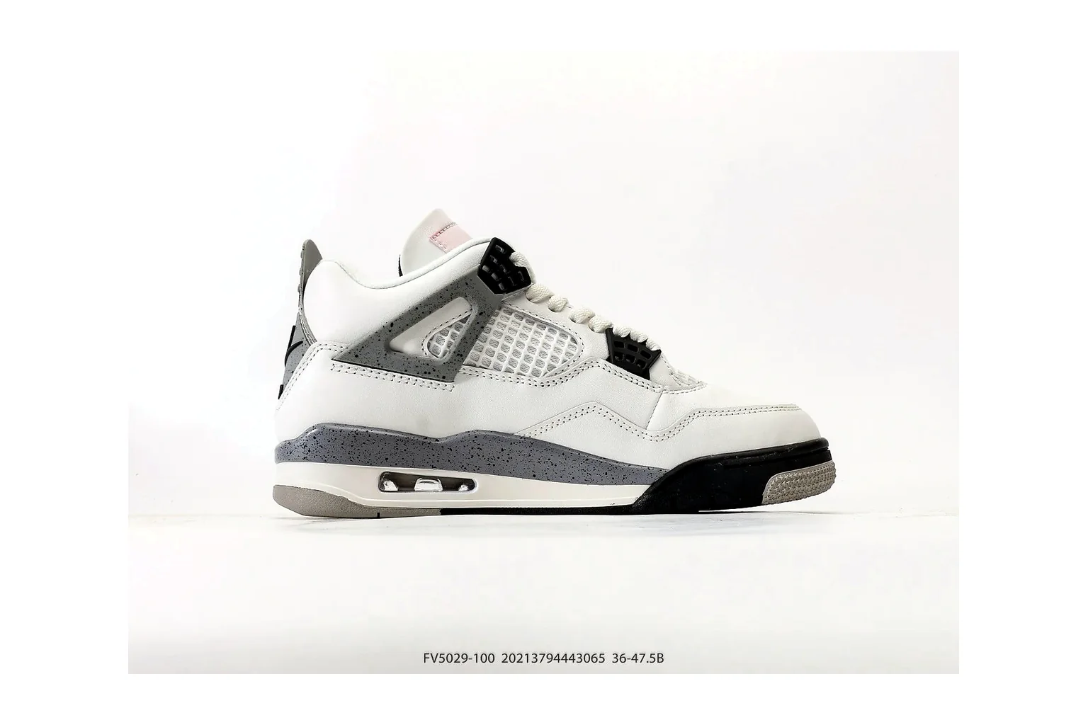 Jordan Air Jordan 4 White Cement retro basketball six photo view thumbnail 6