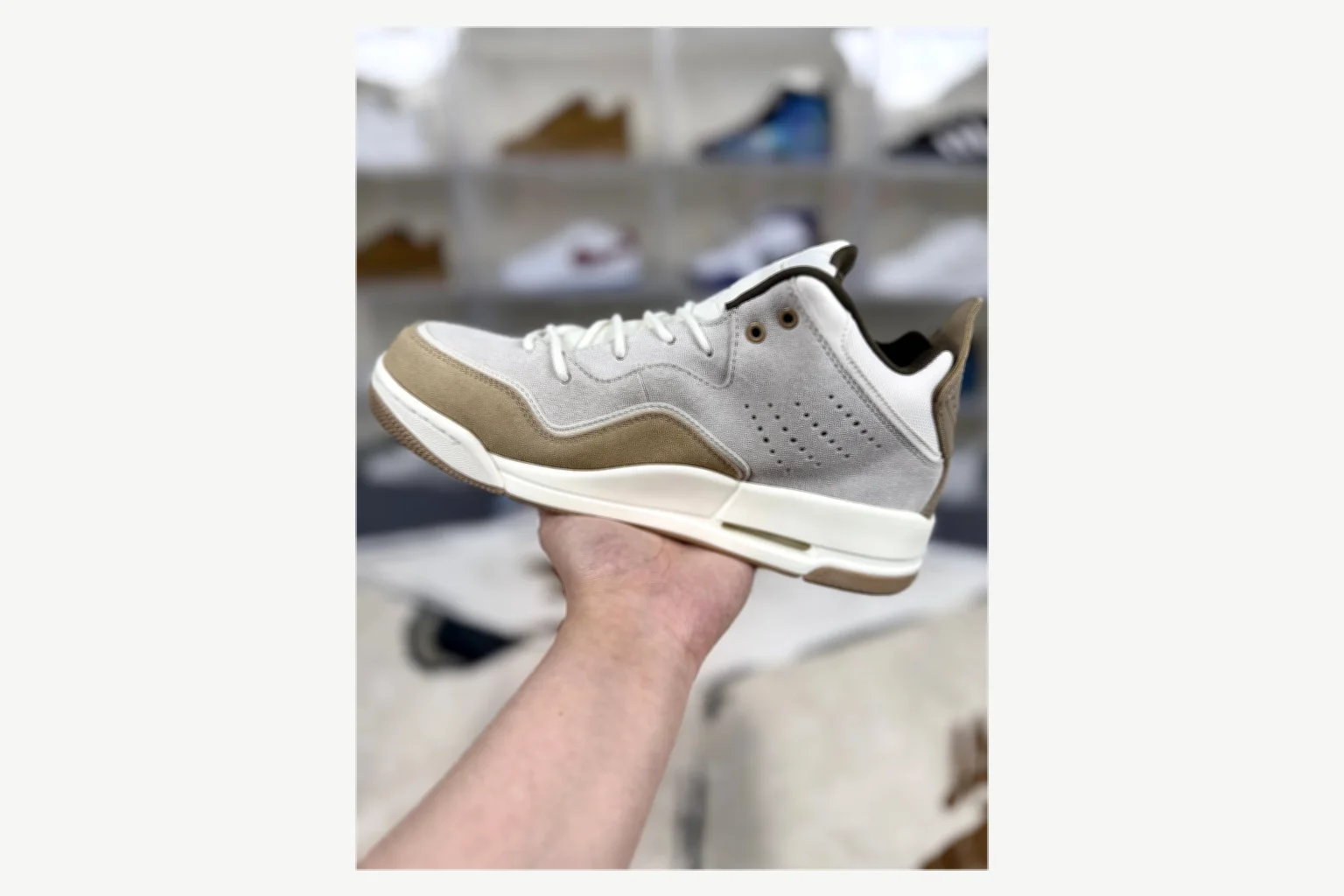 Jordan Courtside 23 Brown Cream Mid Top spreadsheet record image SKU 1194924459 thumbnail 2