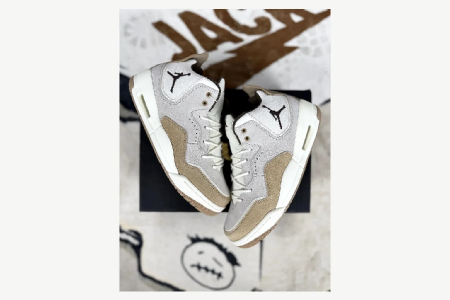Jordan Courtside 23 Brown Cream Mid Top spreadsheet record image SKU 1194924459 thumbnail 5