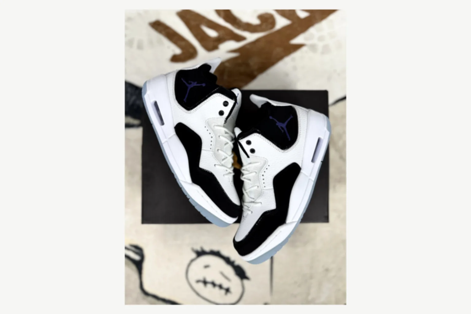 Jordan Courtside 23 Gray Blue Mid Top spreadsheet record image SKU 1194924534 thumbnail 5