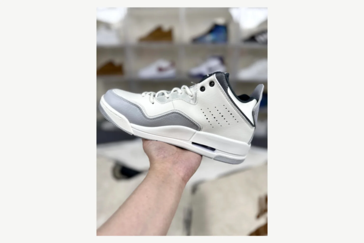 Jordan Courtside 23 Black Gray Mid Top spreadsheet record image SKU 1194924565 thumbnail 2