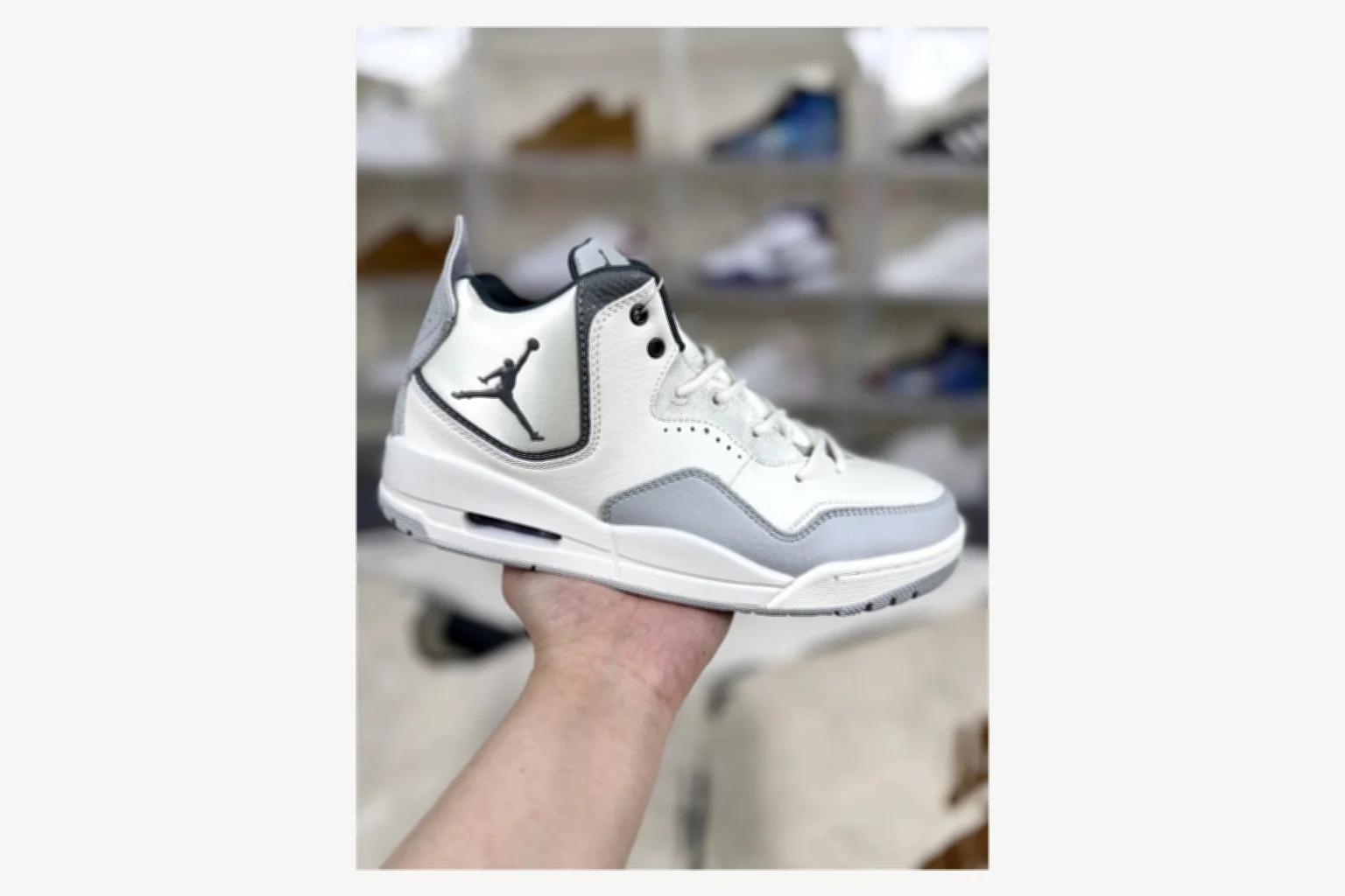 Jordan Courtside 23 Black Gray Mid Top spreadsheet record image SKU 1194924565 thumbnail 6