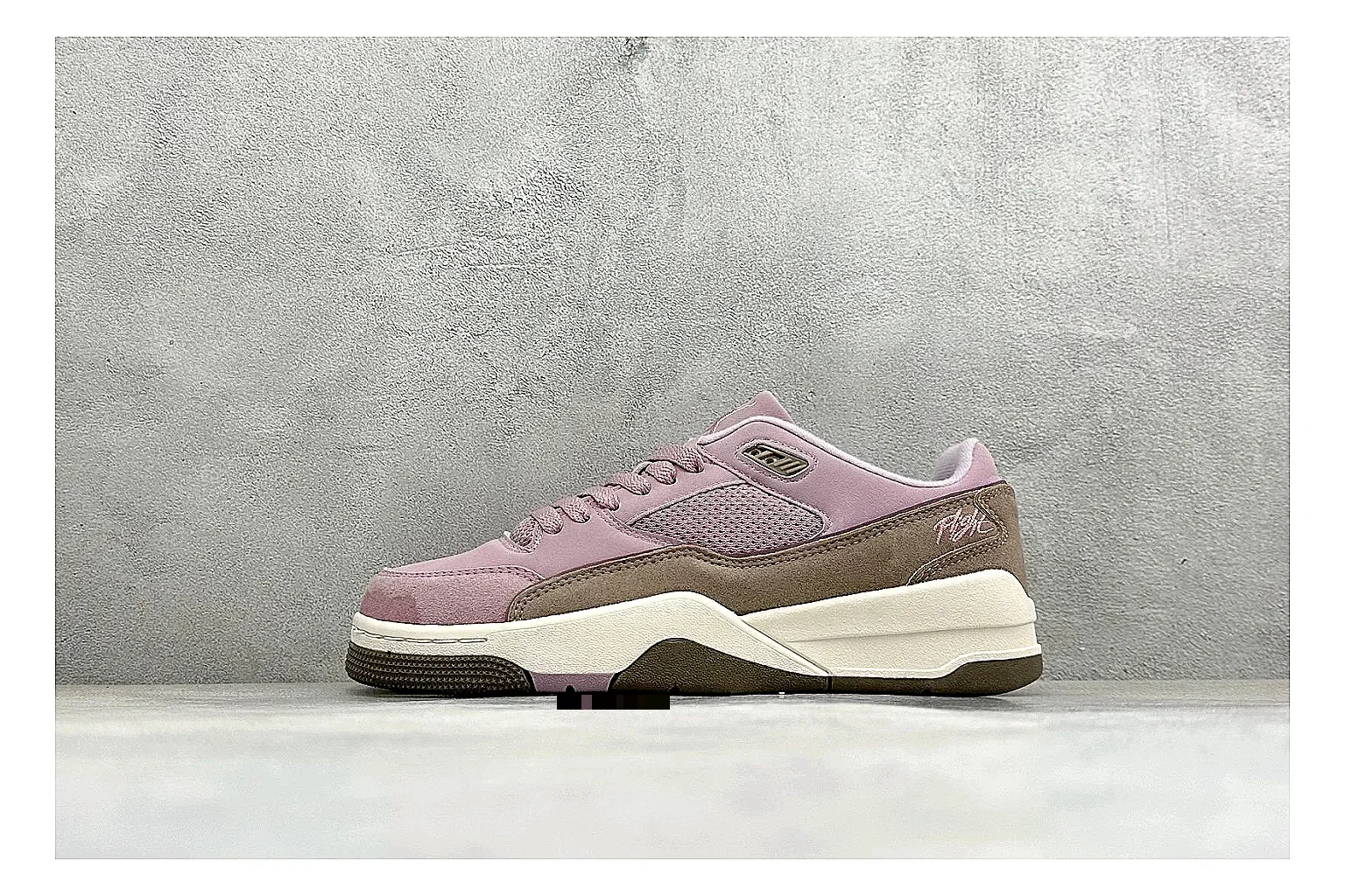 Jordan Flight Purple Suede spreadsheet record photo showing purple suede upper, low court silhouette, cream sole, and soft retro basketball styling