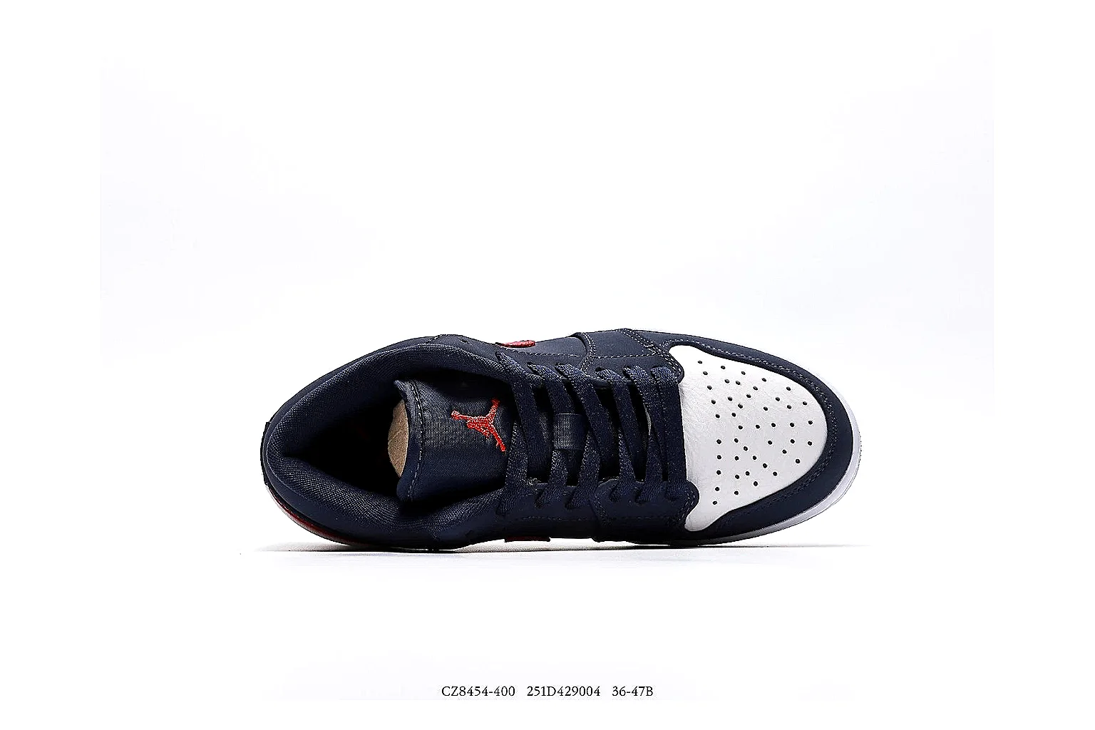 kakosheetbase.com Air Jordan Navy Red Jordan 1 Low 7547 Navy Red low-top product image thumbnail 2